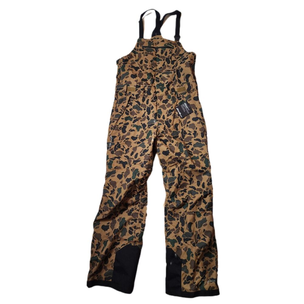 Eddie Bauer Men’s Powder Search Pro Insulated Snow Bibs – Size Medium